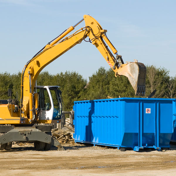 what size residential dumpster rentals are available in Leopold